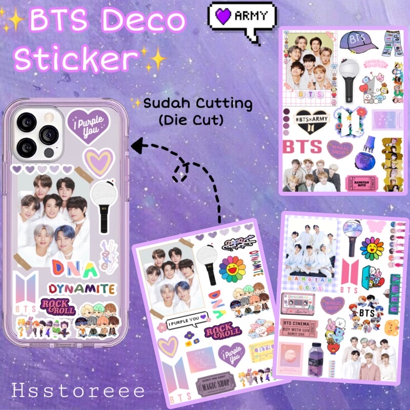 

Stiker BTS OT7 Aesthetic Deco Cute ( sudah cutting ) Anti Air / Sticker Jungkook Jimin Taehyung Suga Jin Namjoon Jhope / Stiker Kpop / Kpop Sticker / Stiker Army Bangtan