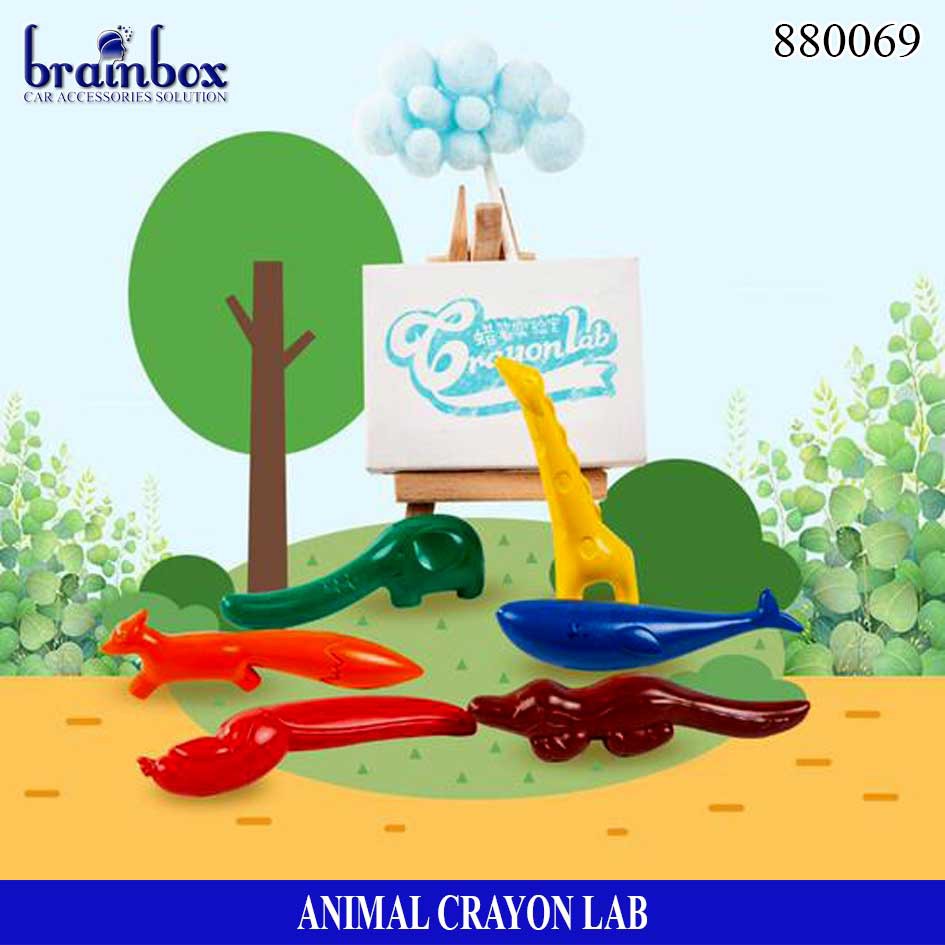 

HIGH QUALITY Animal Crayon Lab Non-Toxic Pensil Gambar Crayon Mewarnai