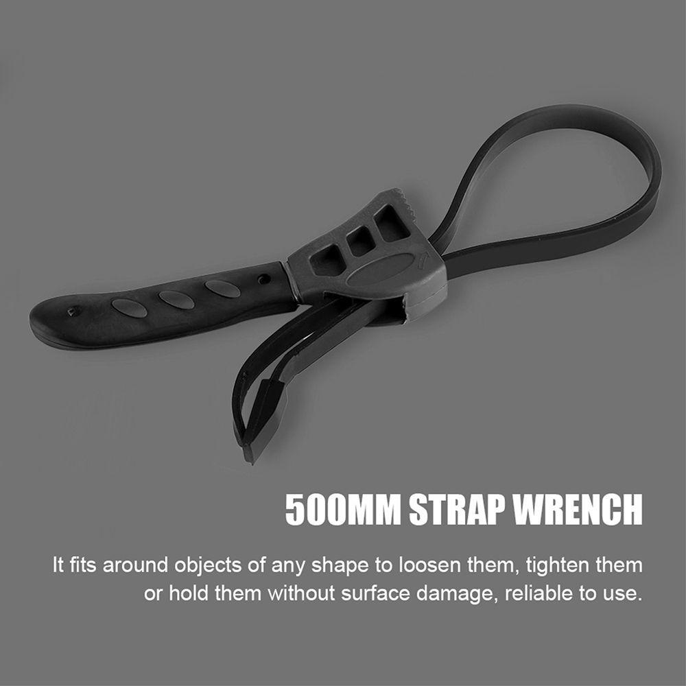 Kunci Pipa Universal Tutup Toples Mengencangkan Pembuka Gembur Penarik Pipa Strap Spanner Rubber Strap Wrench