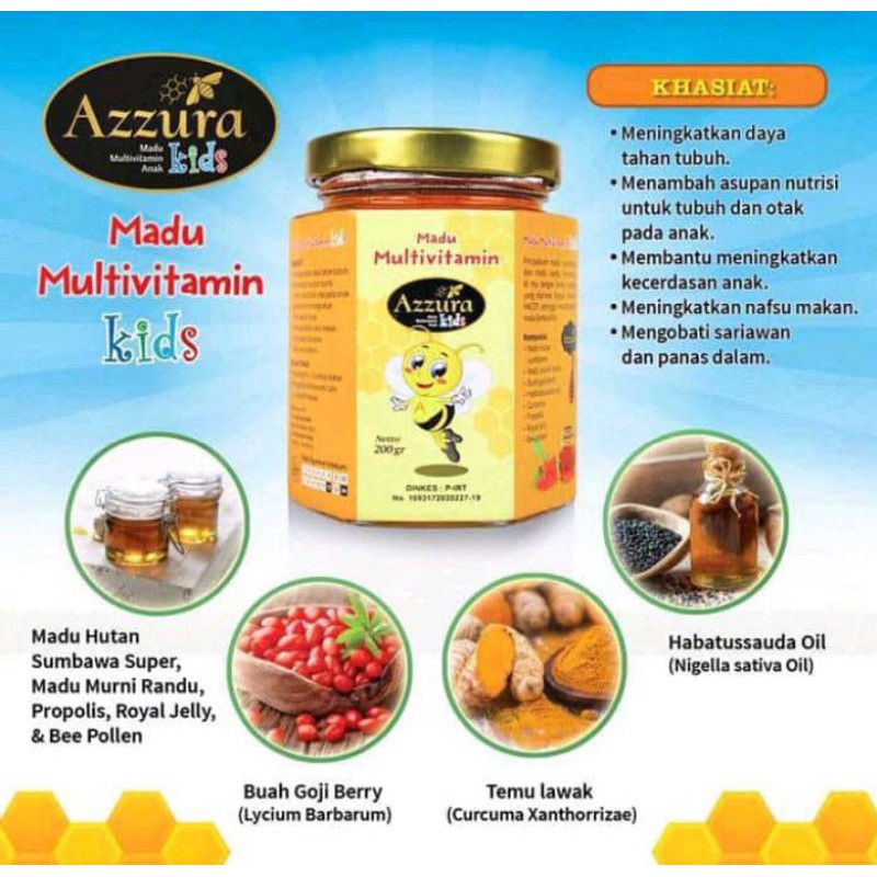 

Madu azzura kids 500gr (madu anak)
