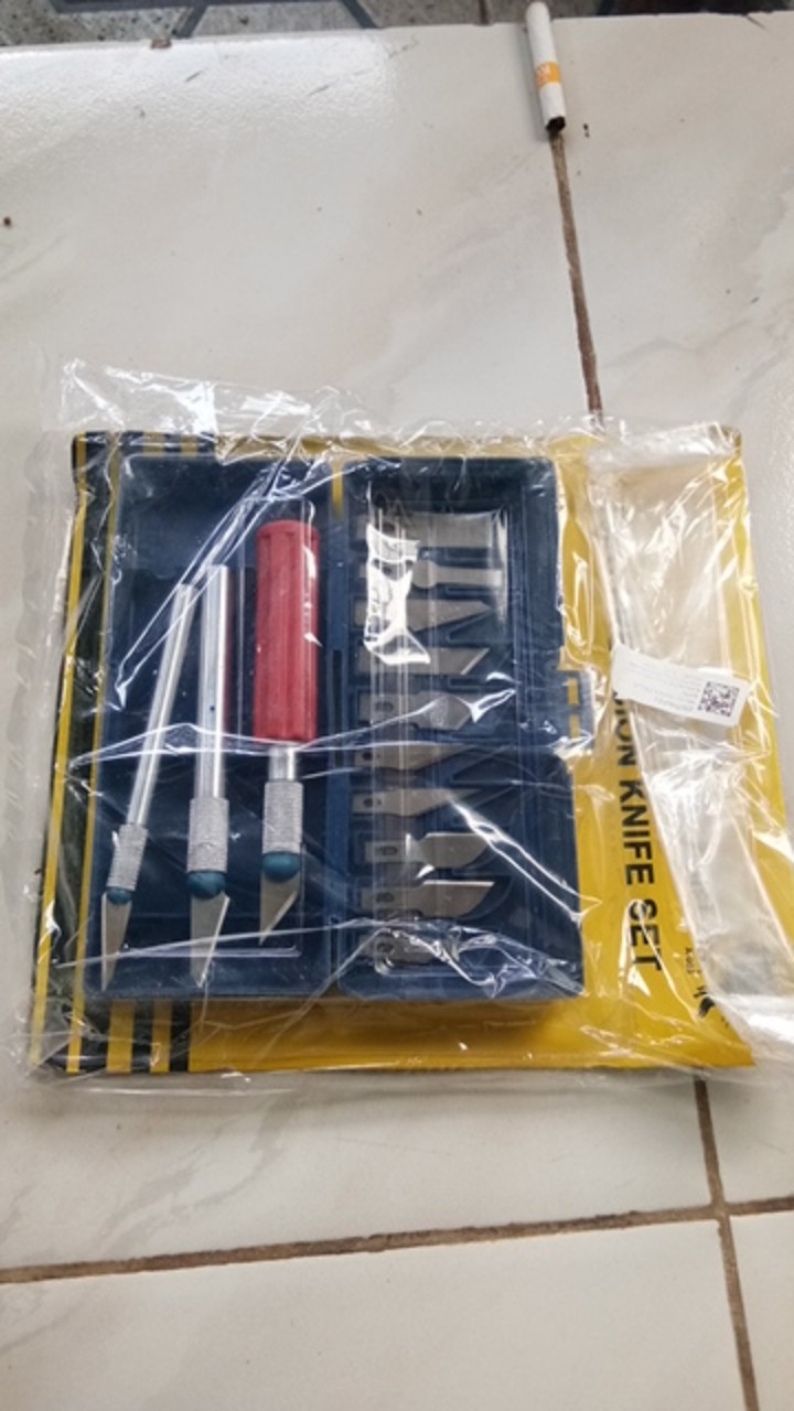 Pisau Bonsai Kelapa / Alat Ukir Seni 13 Set 3 Pegangan (nankai)