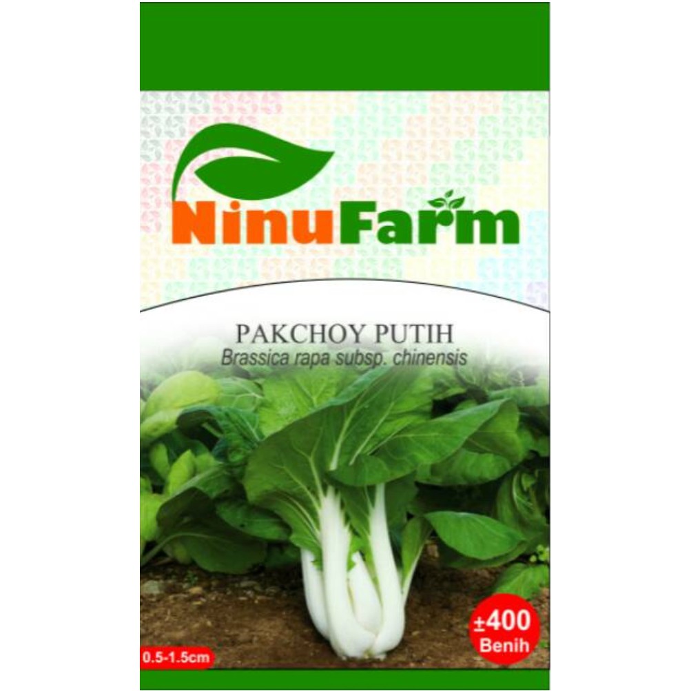 Benih Bibit Sayur Pakchoy Putih Ninufarm (400 Butir)
