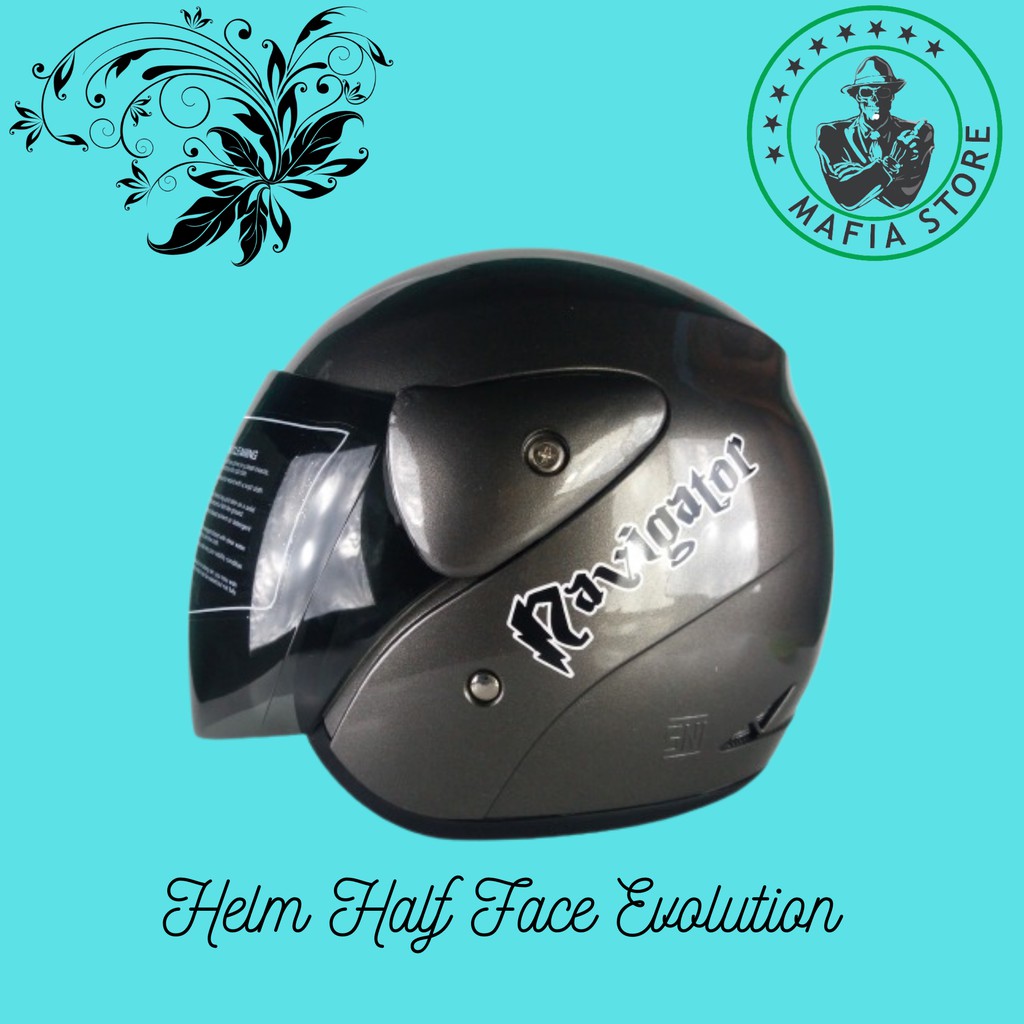 HELM MOTOR SNI PRIA PRIA WANITA CEWEK COWOK DAISO KOREA STYLE GM EVOLUTION SNI
