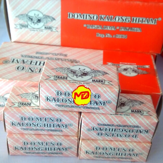 Kartu Permainan Domino Gaple Cap Kalong Hitam