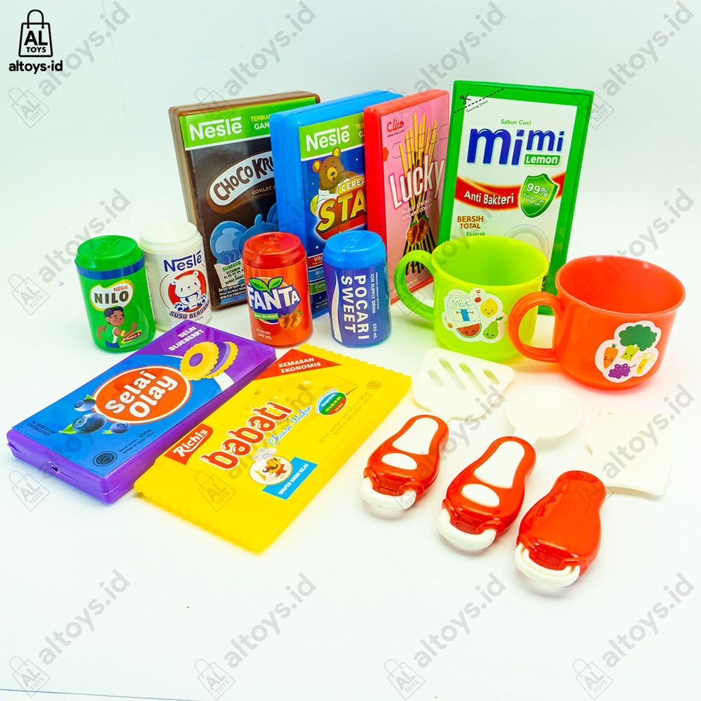 Mainan Anak Snack TRANS MARKET DELIVERY KGP108 Mainan Masakan