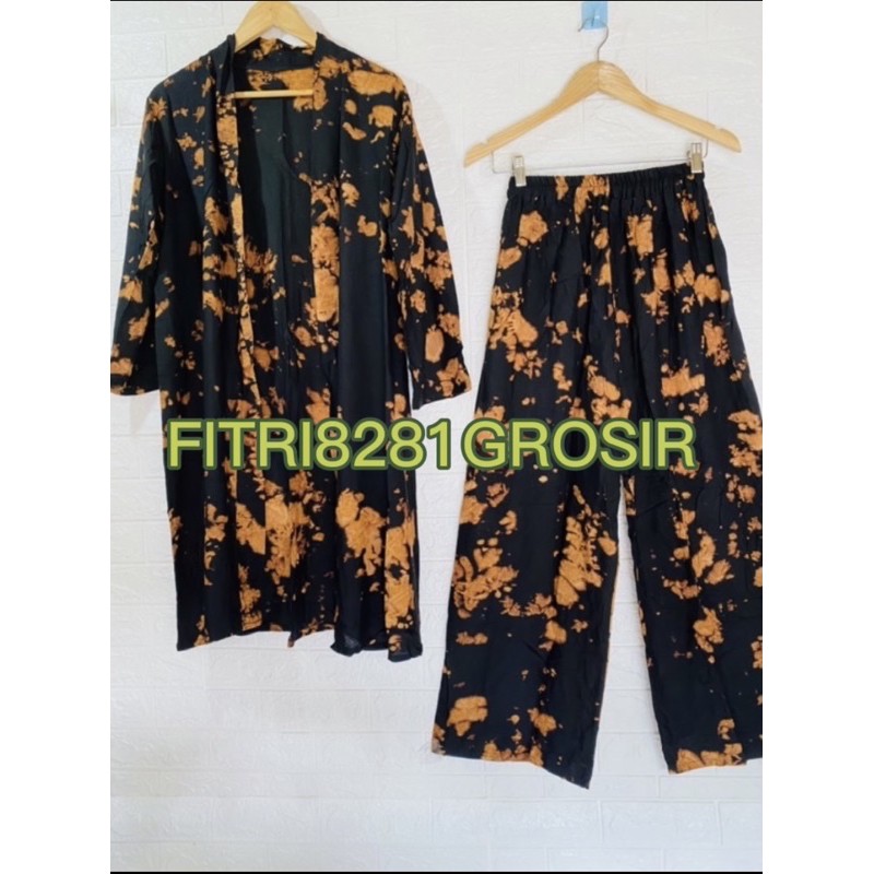 SETELAN BLEZER DAN CELANA MOTIF BALI(RAYON PREMIUM)