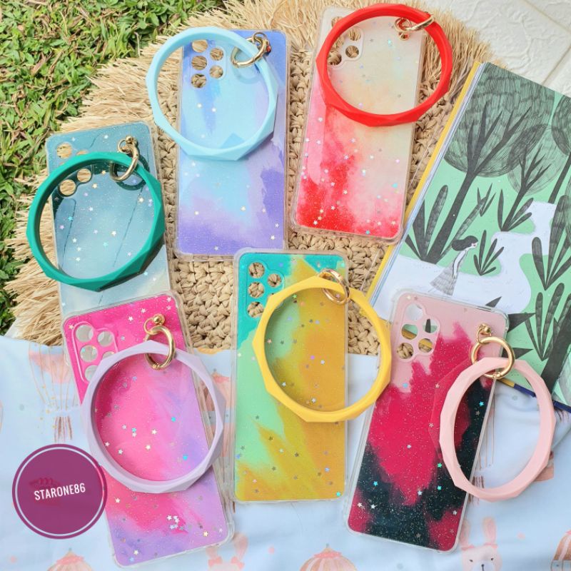 Case Fuze Infinix Hot 8  9 Play Glitter Big Bracelet