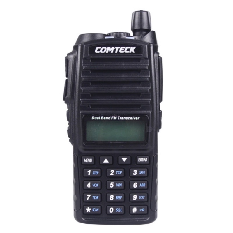 HT Walkie Talkie Comteck UV-82 Dual Band VHF - UHF Radio FM UV82