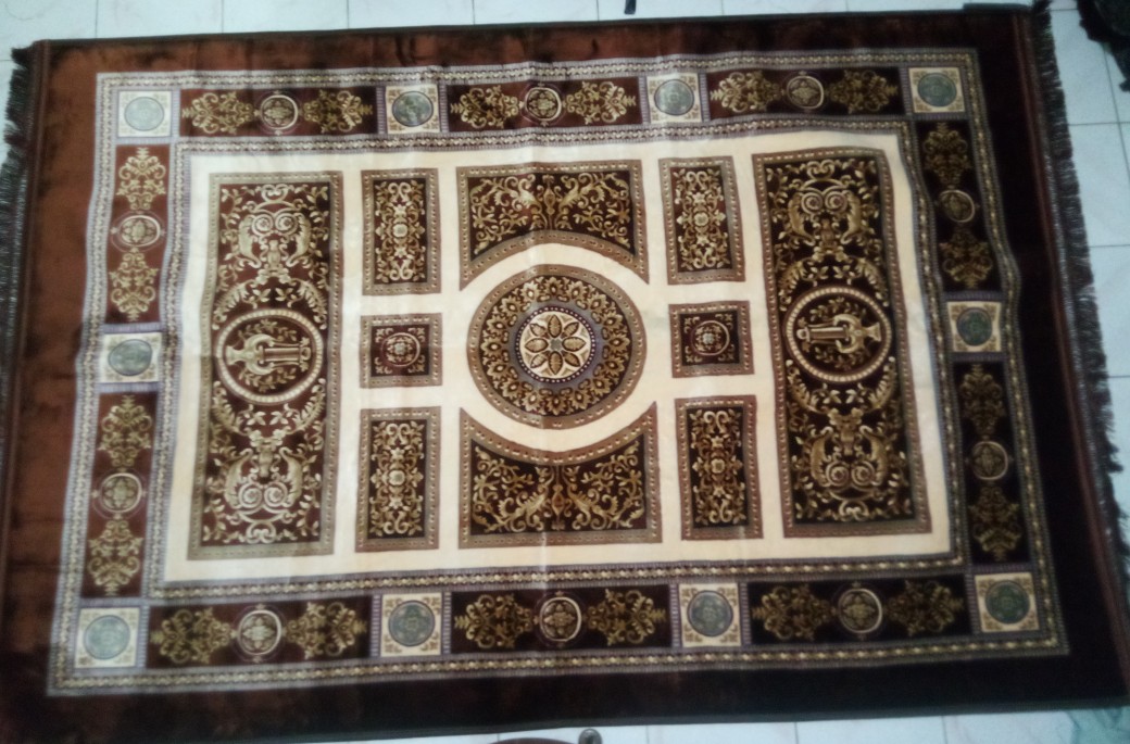 Obral Karpet Hambal Ruang Tamu Al-aqsa Besar 160x200/220/230cm Bahan Tebal Halus Anti Slip