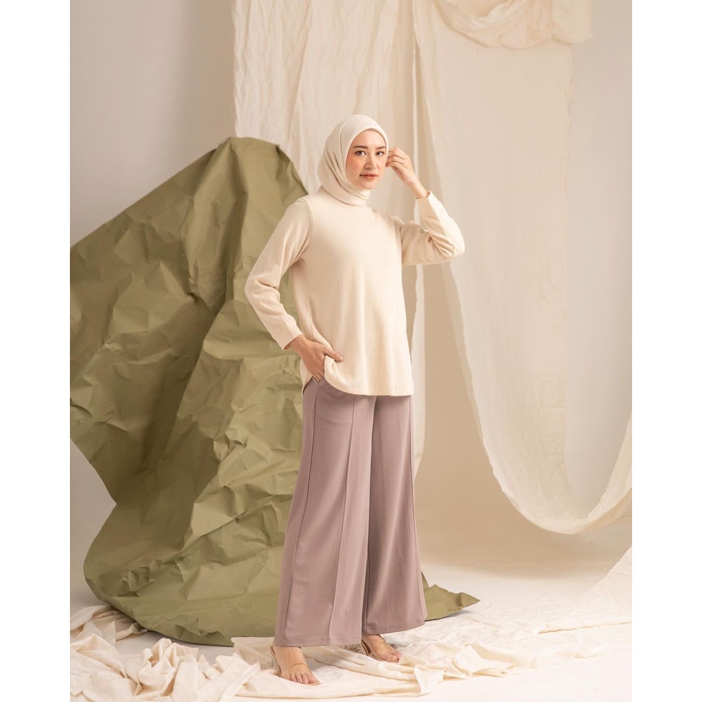 WIDE CULLOTE LIGHT DUSTY S/M L/XL HEAVEN LIGHTS CELANA KULOT HL READYSTOCK FREEBOOK