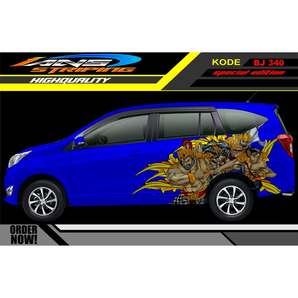 STICKER MOBIL CALYA , SIGRA / DECAL STICKER SIGRA / STIKER MOBIL