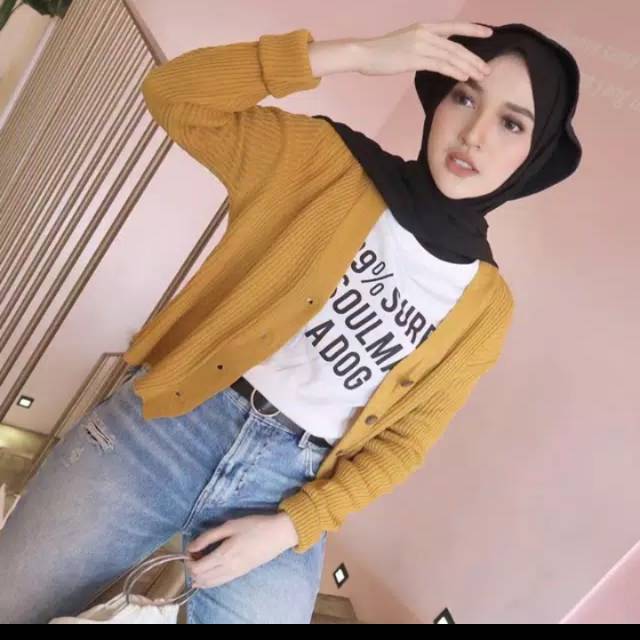 OBRAL 25 RIBU !! KARDIGAN CROP RAJUT PREMIUM.