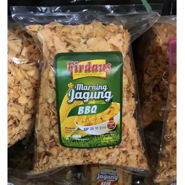 

TERMURAH!!! Keripik Marning jagung firdaus
