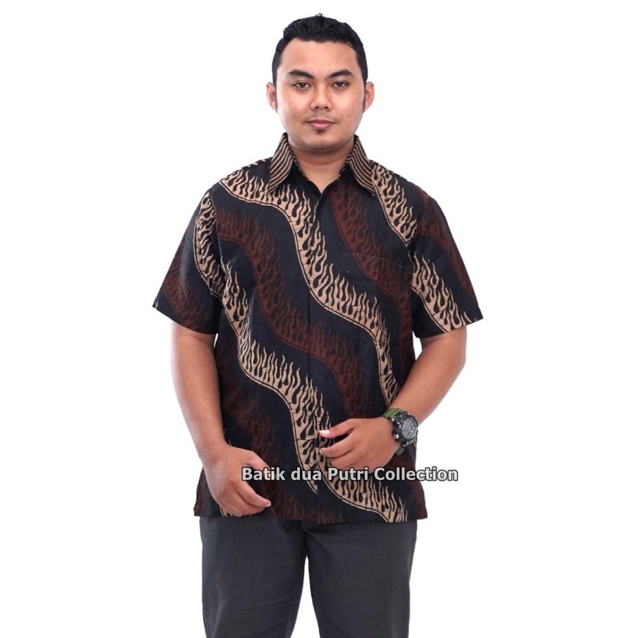 Couple Batik Atasan Wanita Kemeja Pria Lengan Pendek Model Terbaru