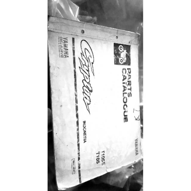 buku part katalog katalogue catalogue catalog copian Yamaha Crypton