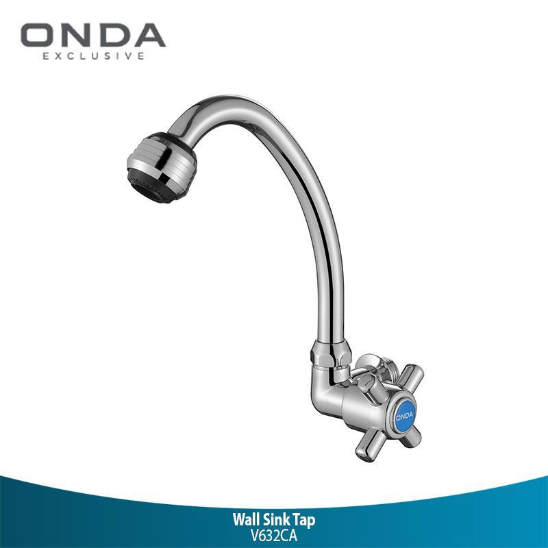 kran cuci piring onda / kran wastafel onda  / wall sink tap onda / kran dinding wastafel / kran air 