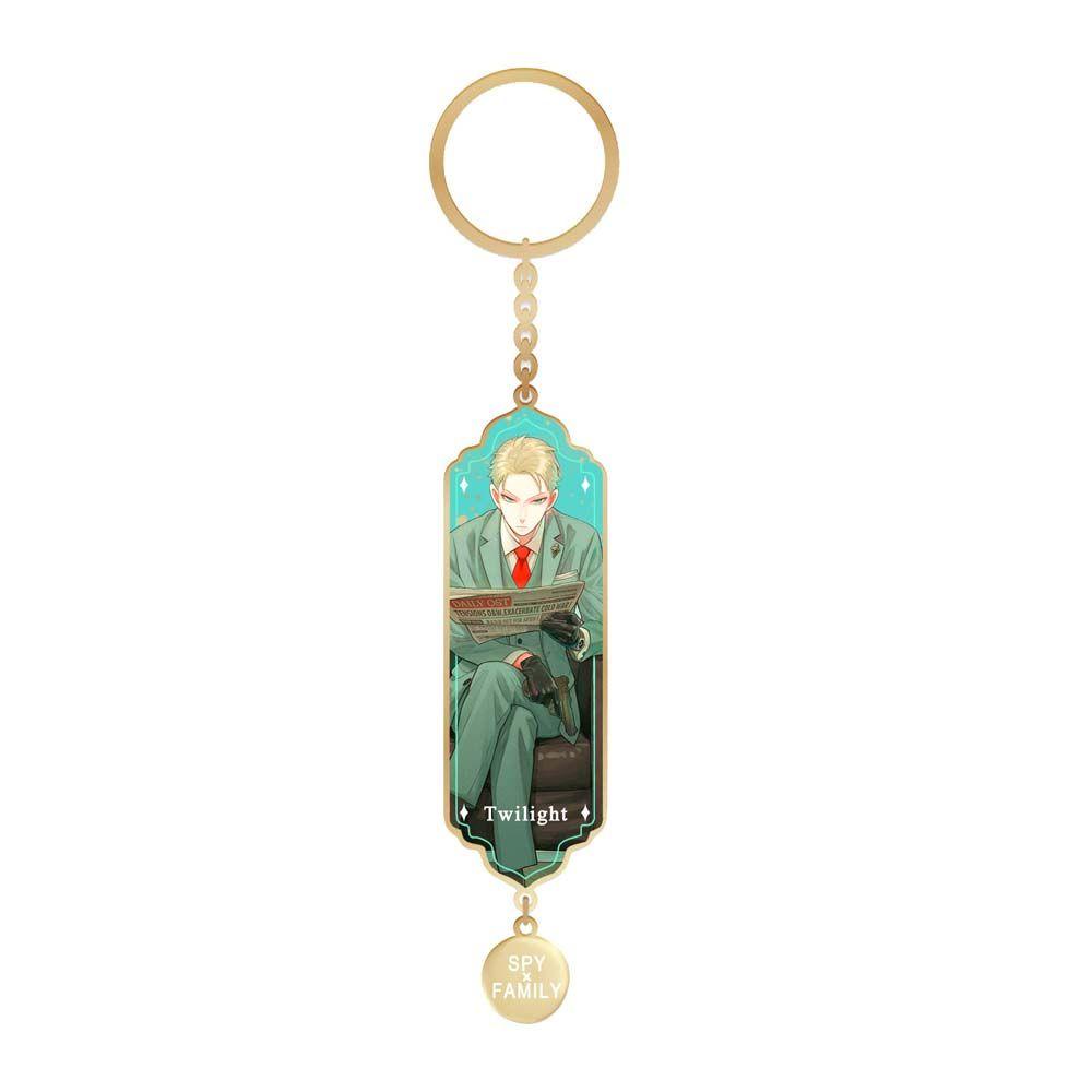 QUINTON Anime SPY X FAMILY Keyring Anime Anime Perhiasan Gantungan Kunci Tempat Yor Forger Loid Loyor Key Chain