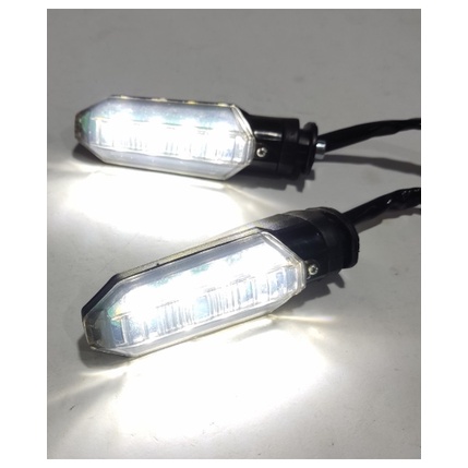 lampu sein kiri kanan vario 125new/150 cb 1500r led new/adv dll sepasang sein motor vario new universal sen led running 2mode