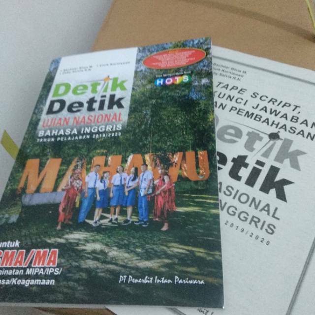 Buku Detik Detik Sma Bahasa Inggris 2019 2020 Shopee Indonesia