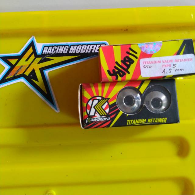 Retainer topi klepTitanium batang 4.5mm