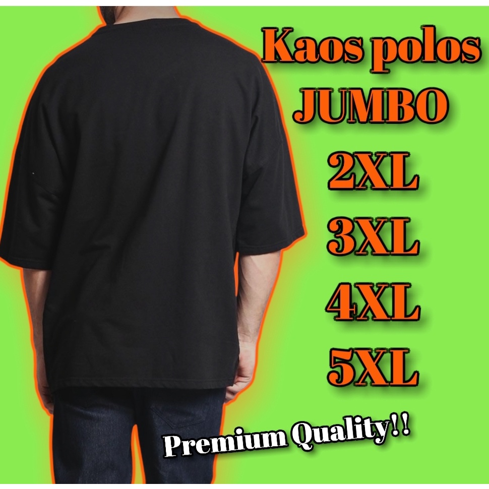 KAOS POLOS DISTRO LENGAN PENDEK OVERSIZE ( PART 1 )2XL 3XL 4XL 5XL PRIA WANITA