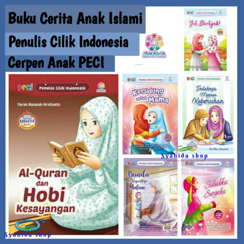 Indiva Buku PECI Kumpulan Cerpen  Cah erita Anak Islami