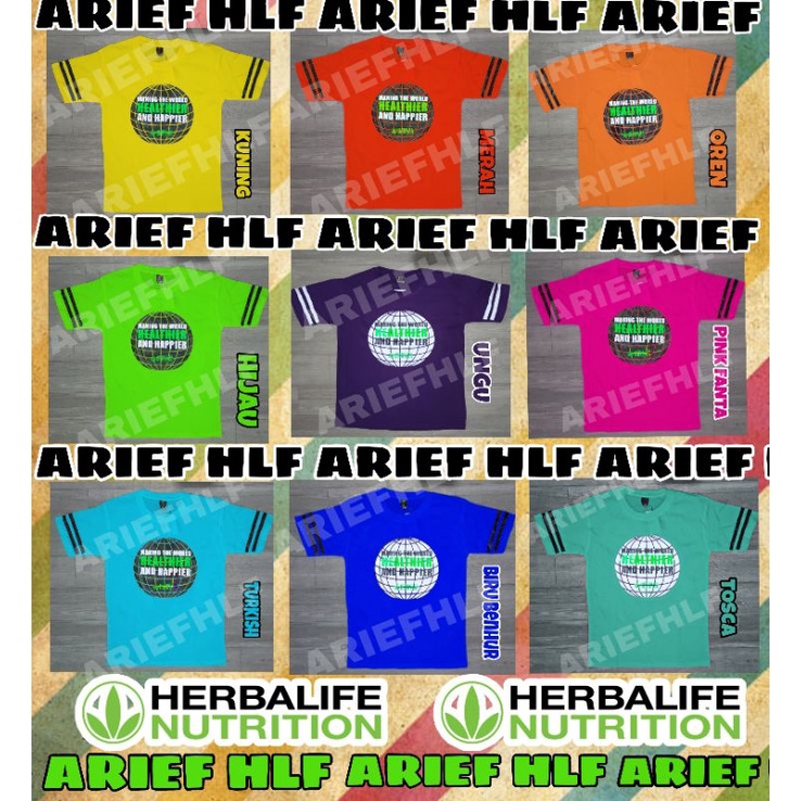 [GRATIS ONGKIR] KAOS HERBALIFE BAJU HERBALIFE ORIGINAL BANYAK WARNA