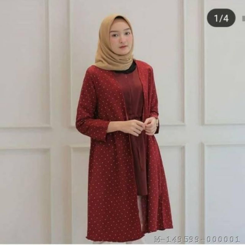 TUNIK KATUN EDISI POLKADOT IARS-111