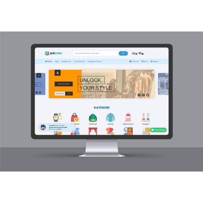 Jasa Pembuatan Web Toko Online + Apps nya, Sudah Termasuk Upload Ke Playstore & Source code nya