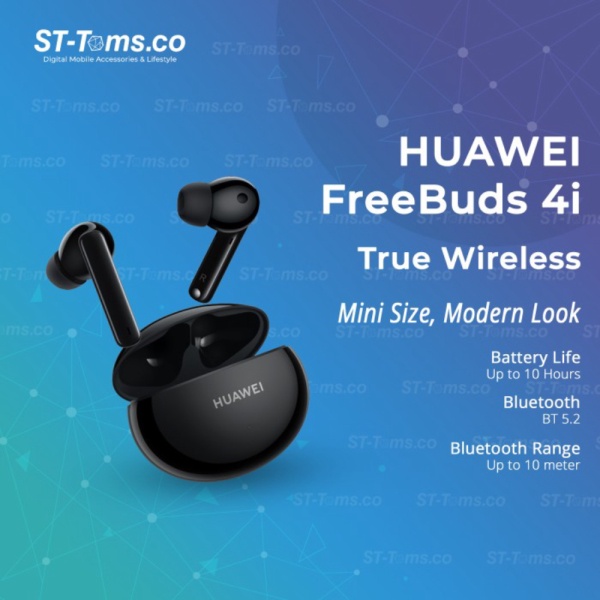 Dijual HUAWEI FreeBuds 4i  Freebuds 4i True Wireless - Hitam Berkualitas