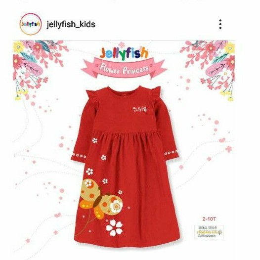 Dress anak perempuan jellyfish