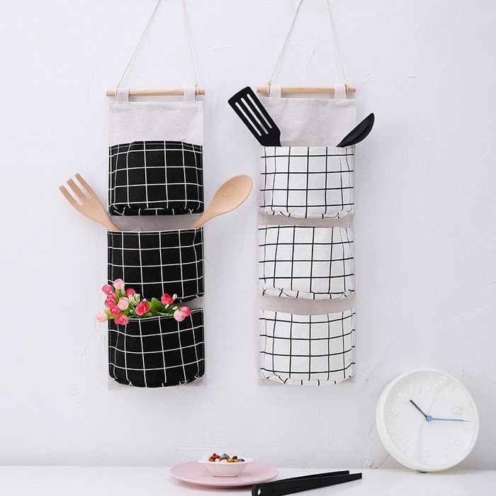 Wall Bag Organizer / Tas Gantungan Storage 3 Susun