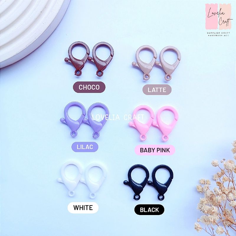 Kokot Udang Plastik 25mm (Perlusin)