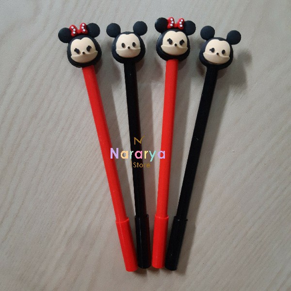 

2x Gel Pen Mickey Tsum Tsum / Gel Pen Karakter / Gel Pen Lucu / Pulpen Lucu / Alat Tulis Sekolah