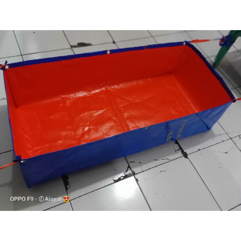 TERPAL KOLAM MINI TYPE A12 KOREA ORGINAL UKRAN 70x50x25