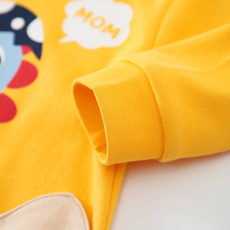 [COD] jumper bayi motif DINO KUNING / baju bayi lengan panjang / jumper baby lucu import premium BA-202/Babylovanta