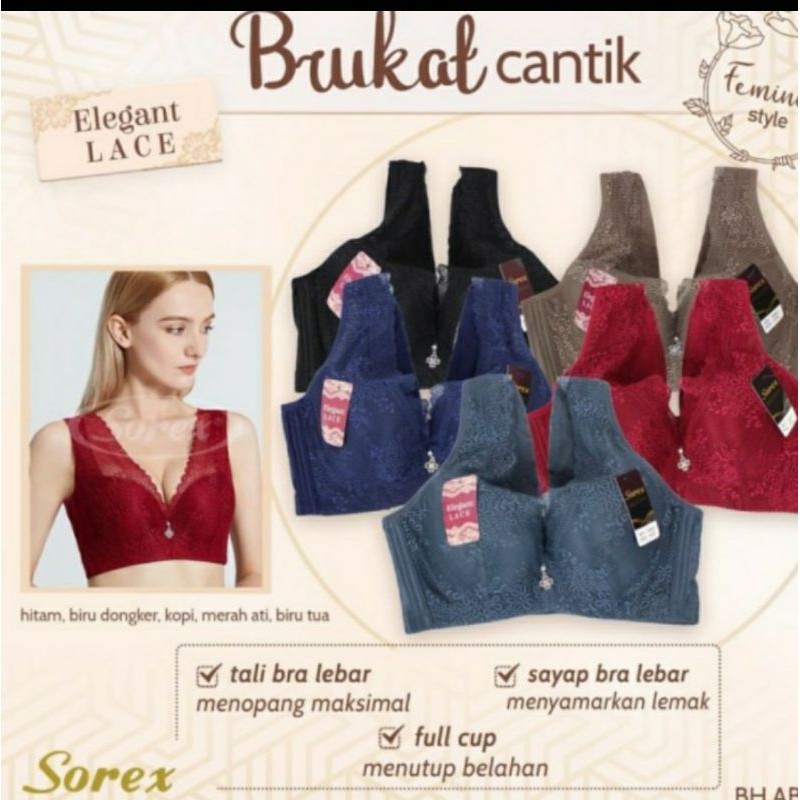 Bh Sorex AB 901 Brukat Cantik penutup lemak