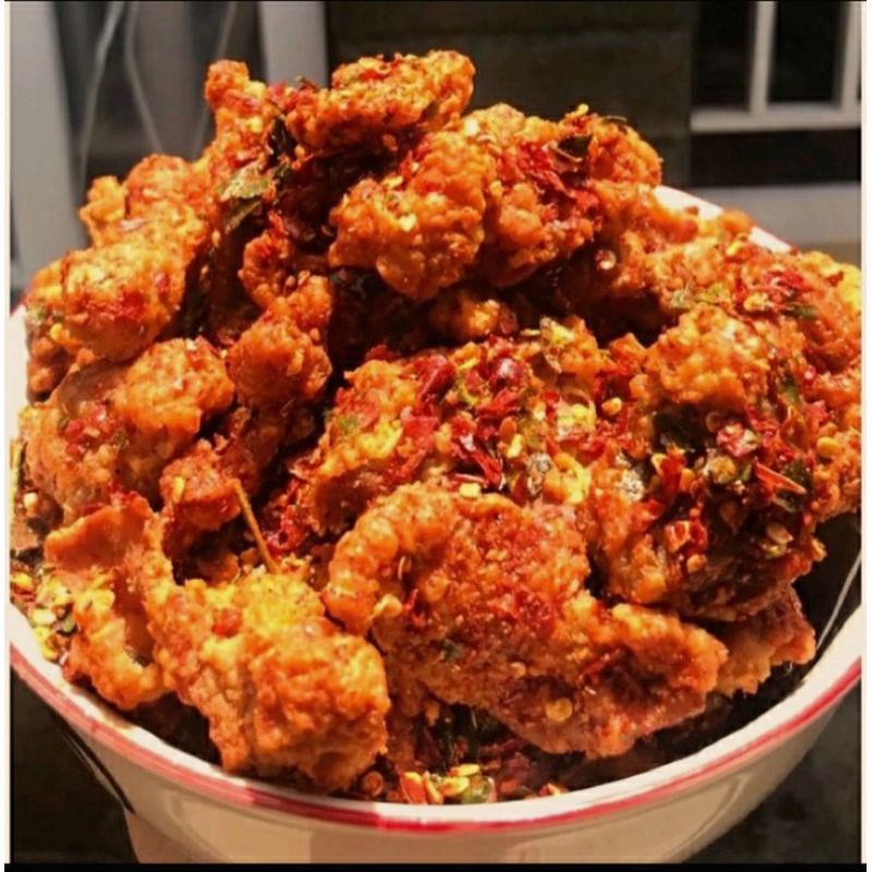 

Kulit Ayam Crispy Pedas Kerupuk Kulit ayam Crispy Pedas 1KG