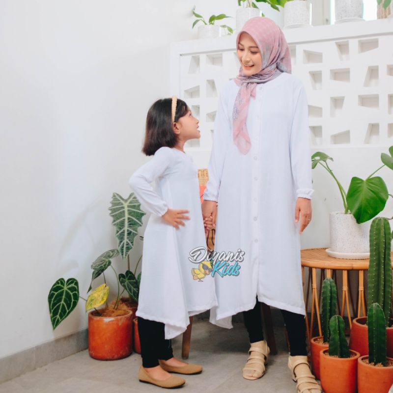 ANDARA TUNIK -Tunik/baju/atasan couple ibu dan anak usia 2-7 tahun bahan airflow