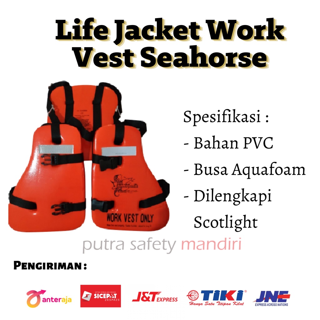 BAJU ROMPI PELAMPUNG LIFE VEST JACKET ALAT KESELAMATAN BERENANG OUTBOUND SNORKLING BERSELANCAR