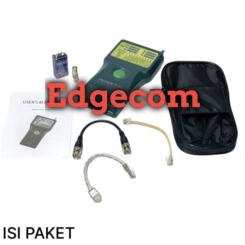 GOLDTOOL Lan Tester PUNKTAL TCT-1620 RJ45/RJ11/USB/1394/BNC