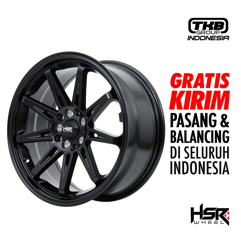 Velg Mobil Ring 15 HSR TIKALA 9004 R15 - PCD H10X100-114,3 ET40 SMB