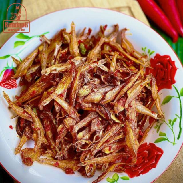 

Teri Padang Petai Garing Balado (Teri Besar(