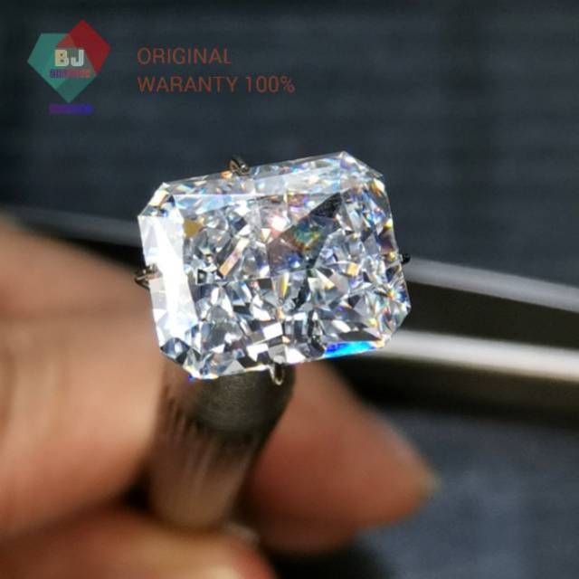 A8 Quality - PREMIUM American cz Berlian Replika Yellow Radiant Original Cut Simulate Diamond Cubic Zirconia