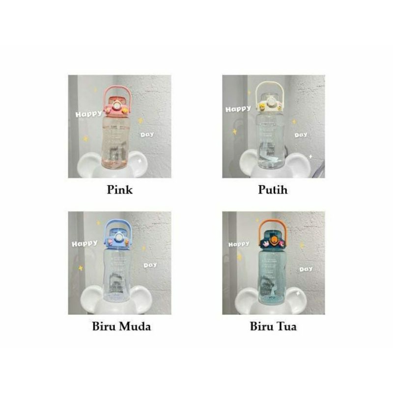 BOTOL MINUM 1,5 LITER+ STIKER UNIK & LUCU-5