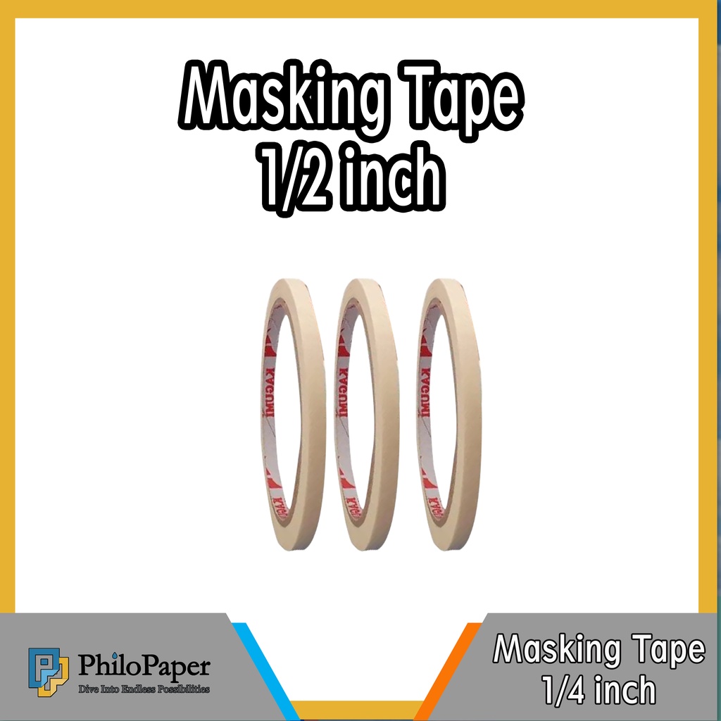 

ATK ~ Lakban Masking Tape 1/4 Inch