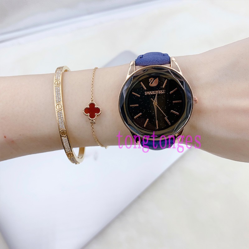 ✅[COD] JAM TANGAN WANITA KULIT MURAH KACA IMPORT READY STOCK