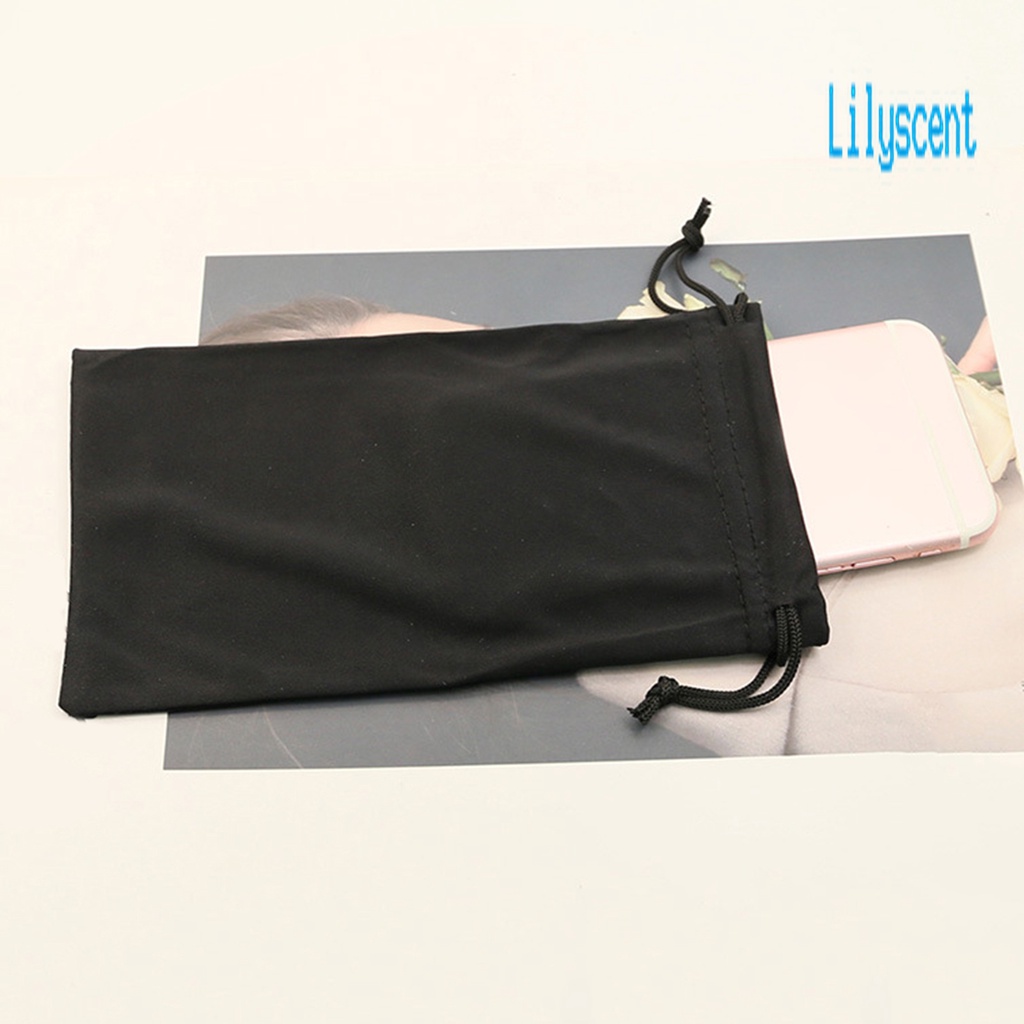 Lily Tas Pouch Serut Penyimpanan Kacamata Portable Anti slip Tahan Lama Hemat Tempat Untuk Kantor