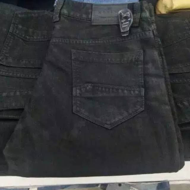 CELANA JEANS PRIA HITAM PEKAT MODYFYTI IMPORT COLORADO AMERIKA SERIKAT