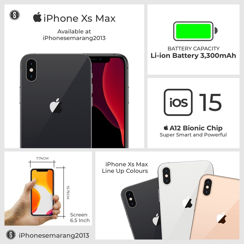 IPHONE XS MAX 64gb&amp;256GB (Ex Inter)